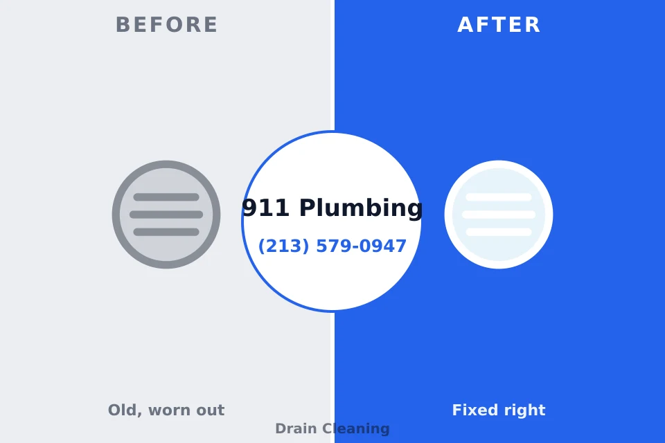 Before and after: plumbing repair Mayville, NY
